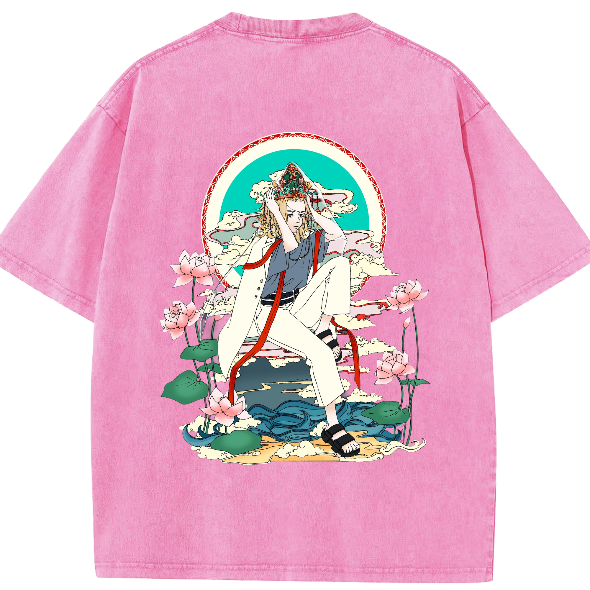 （画像用） 東京リベンジャーズ Tokyo Revengers 綿100% ヴィンテージ風 半袖Tシャツ（背面プリント）